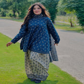 3 Pcs Women's Stitched Lawn Printed Suit