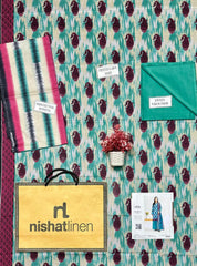 3 Pcs Women's Unstitched Printed Suit